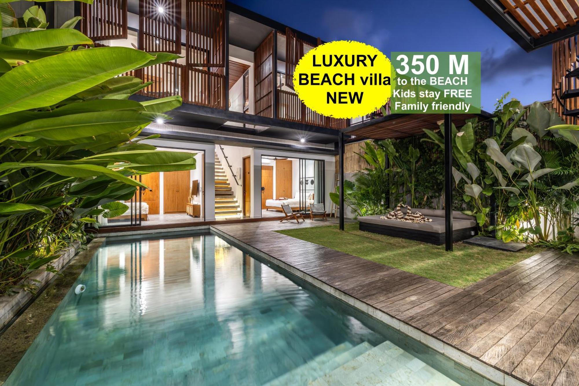 4br New Luxe 350m To I Kids Free I Living Panoramic Windows I Ac I 9 Meters Pool विला *